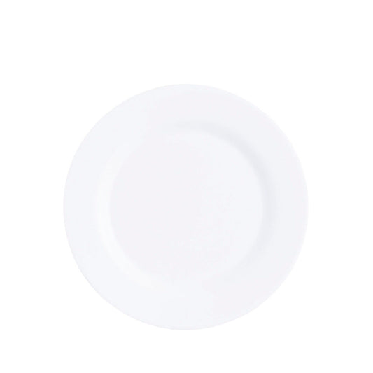 Plate set Arcoroc Intensity White 6 Units Glass 25,5 cm