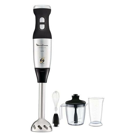 Hand-held Blender Moulinex Steelforce Black 1000 W