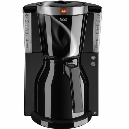 Drip Coffee Machine Melitta LOOK IV THERM SELECTION 1011-12 Black Steel 1000 W 1,2 L