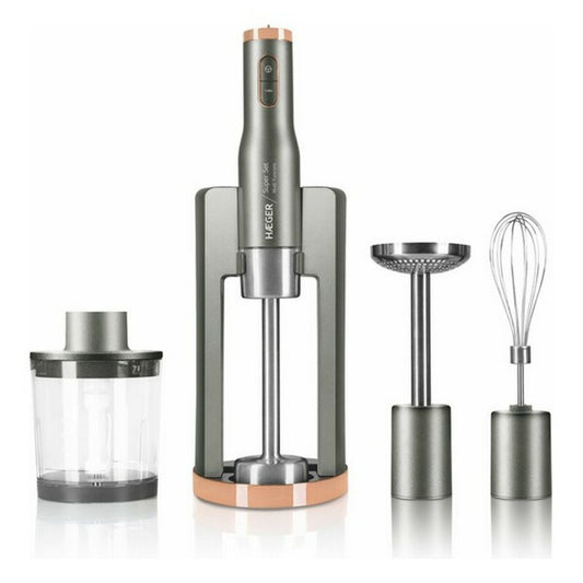 Hand-held Blender Haeger HB-80C.024A Grey 800 W