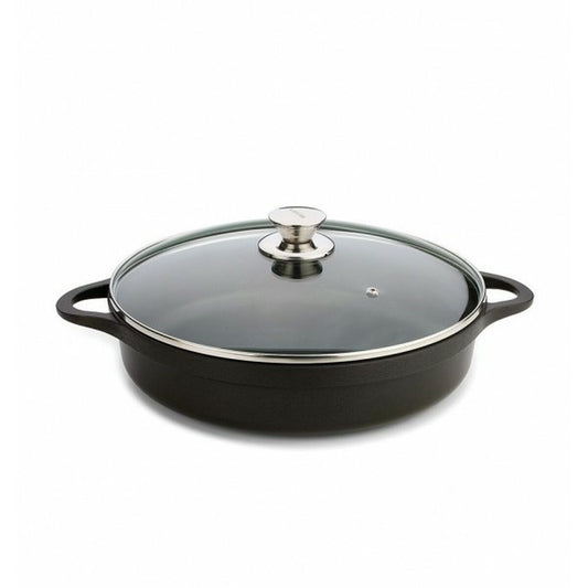 Casserole Valira 4136/25 Black Metal Ø 28 cm 3,5 L