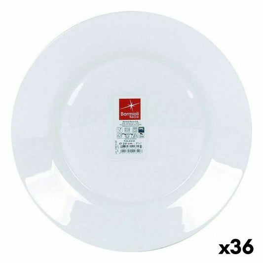 Dessert dish Bormioli Toledo Ø 20 x 1,8 cm (36 Units)