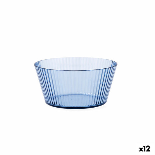 Bowl Quid Sunset Blue Plastic 15 cm (12 Units)