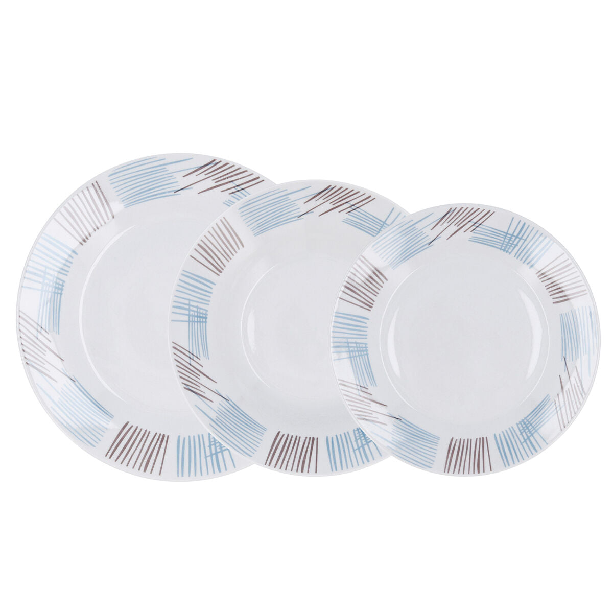 Dinnerware Set Quid Chicago Multicolour Ceramic 18 Pieces