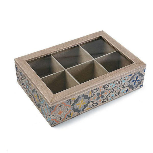 Box for Infusions Versa Wood 17 x 7 x 24 cm