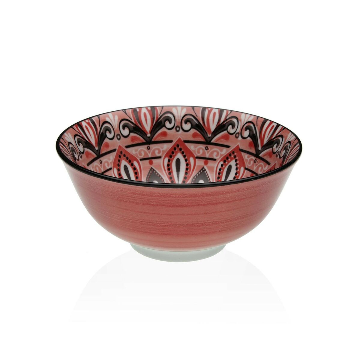 Snack Bowl Versa Red Ceramic Porcelain 15,5 x 7 x 15,5 cm