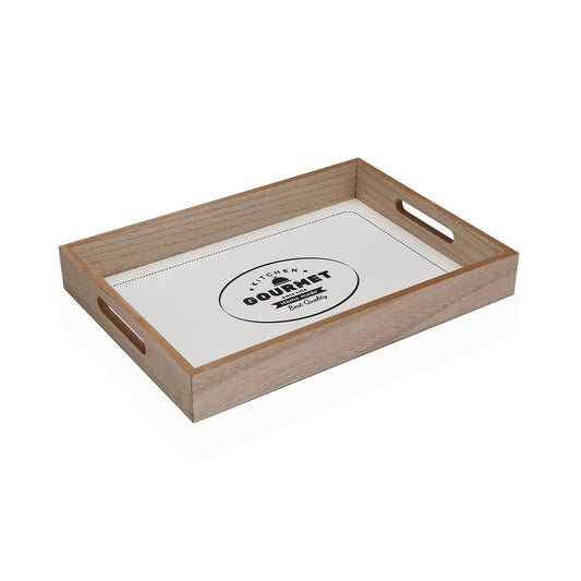 Tray Versa Gourmet MDF Wood 24 x 4,5 x 34 cm