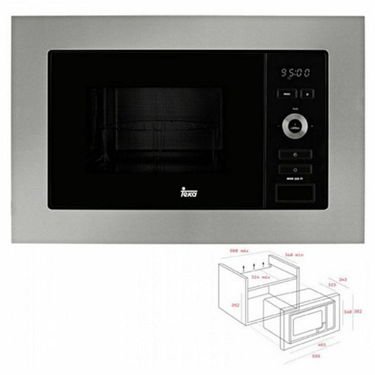 Built-in microwave with grill Teka MWE 225 FI 20 L 800W Steel 800 W 20 L