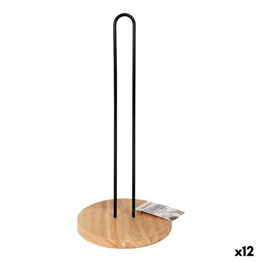 Kitchen Paper Holder Quttin Rustic 15 x 15 x 33 cm (12 Units)