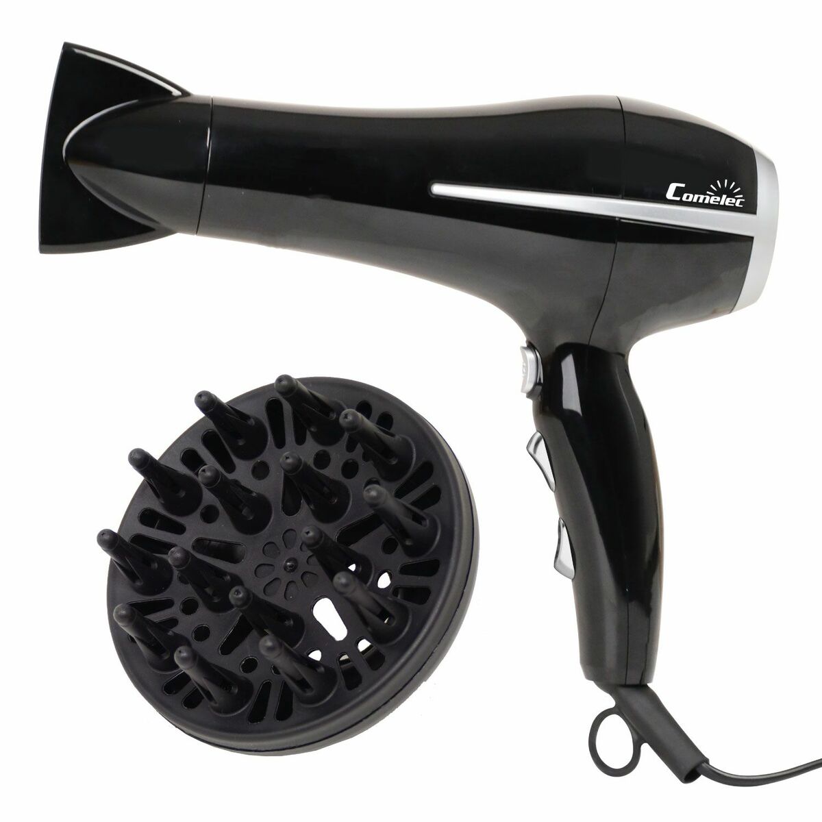 Hairdryer COMELEC HD7193 Black 2400 W