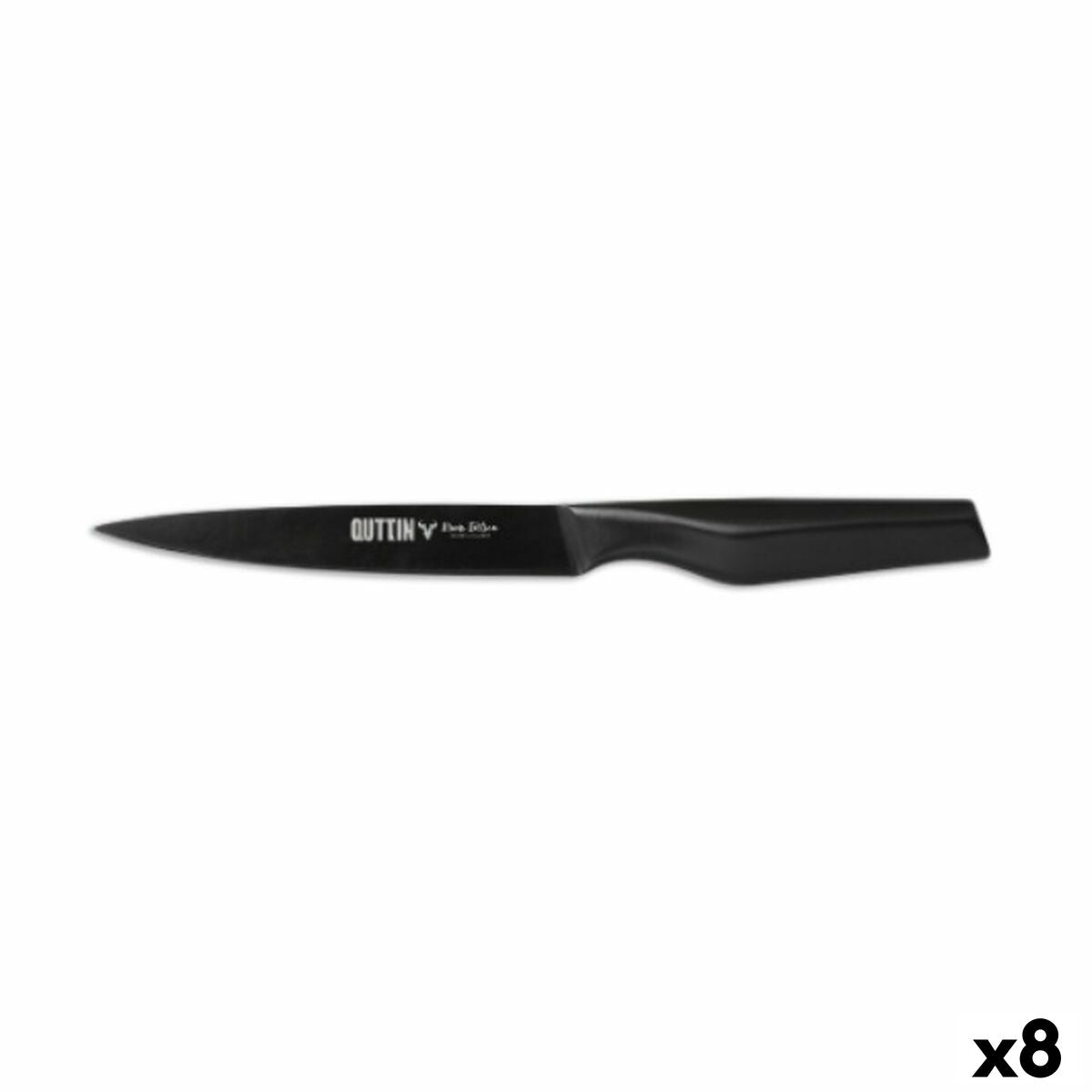 Shredding Knife Quttin Black Edition 13 cm 1,8 mm (8 Units)