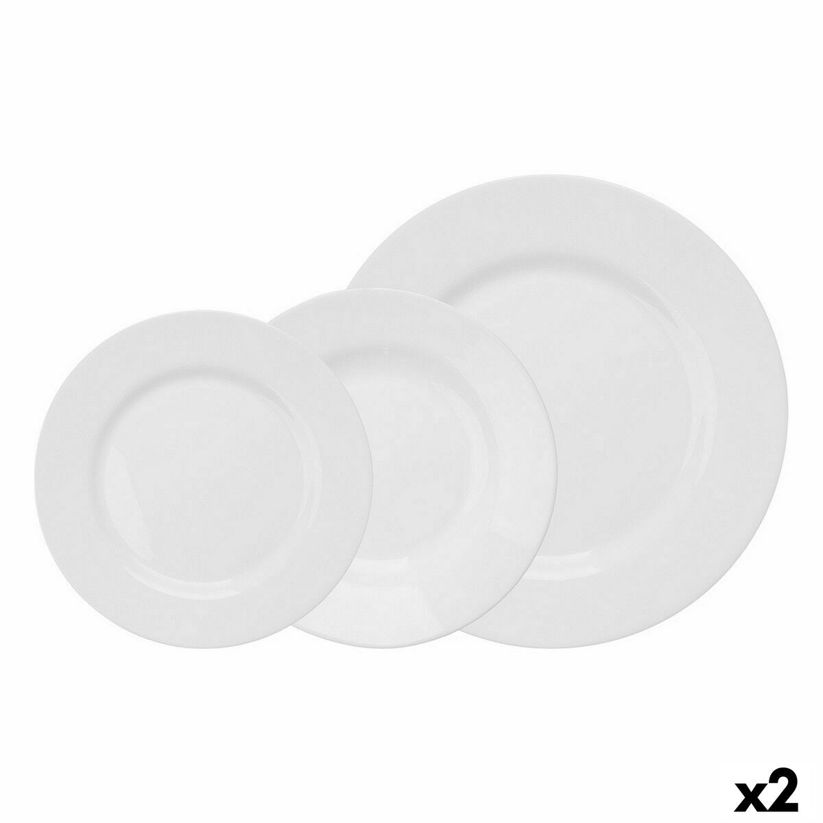 Flat Plate La Mediterránea Temara 12 Pieces (2 Units)