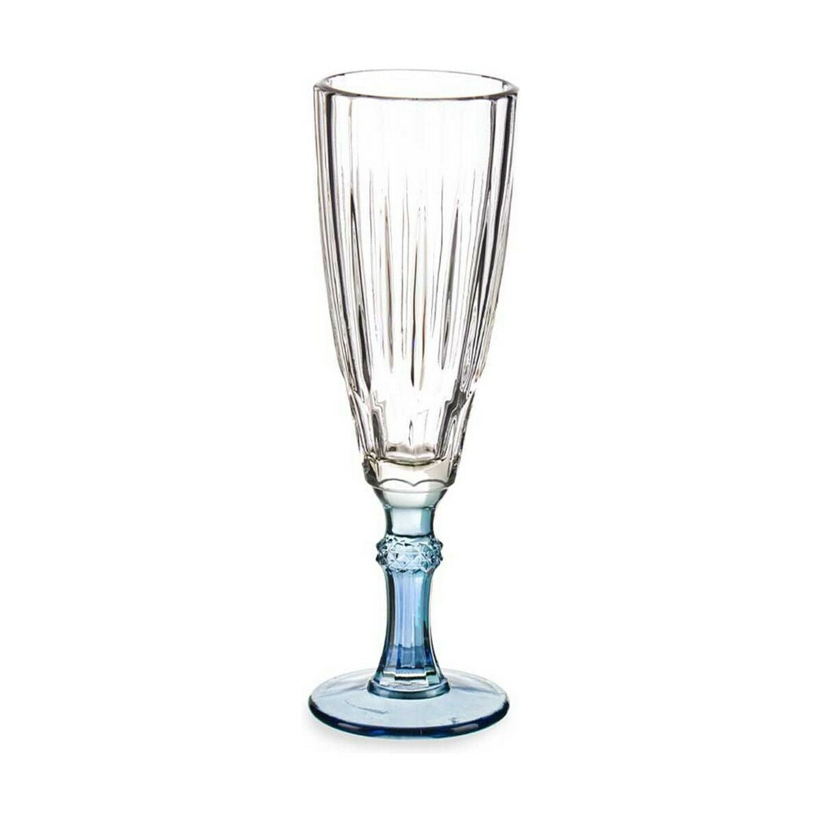 Champagne glass Exotic Crystal Blue 6 Units (170 ml)