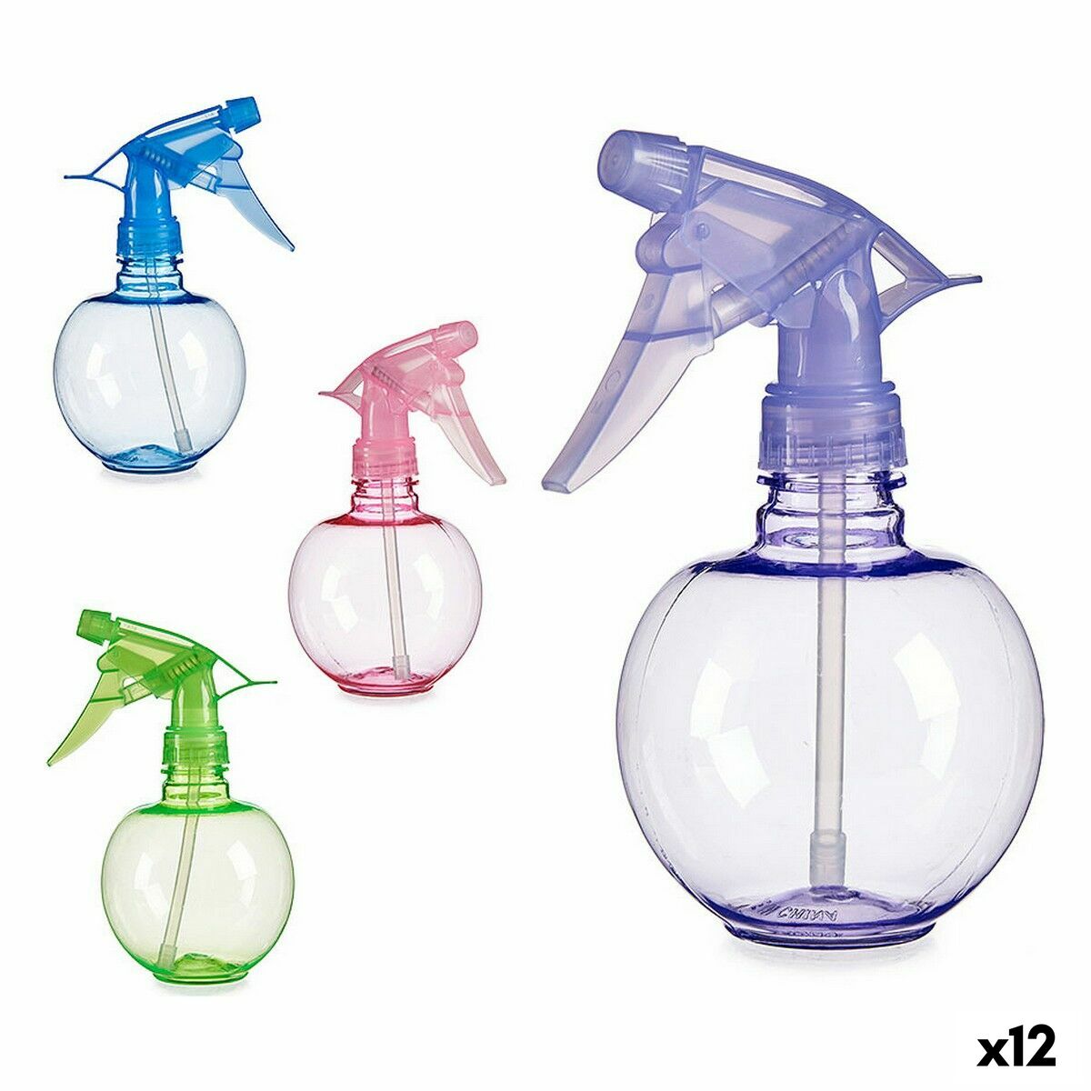 Sprayer Blue Green Purple Pink Plastic 350 ml (12 Units) byKim Berilo