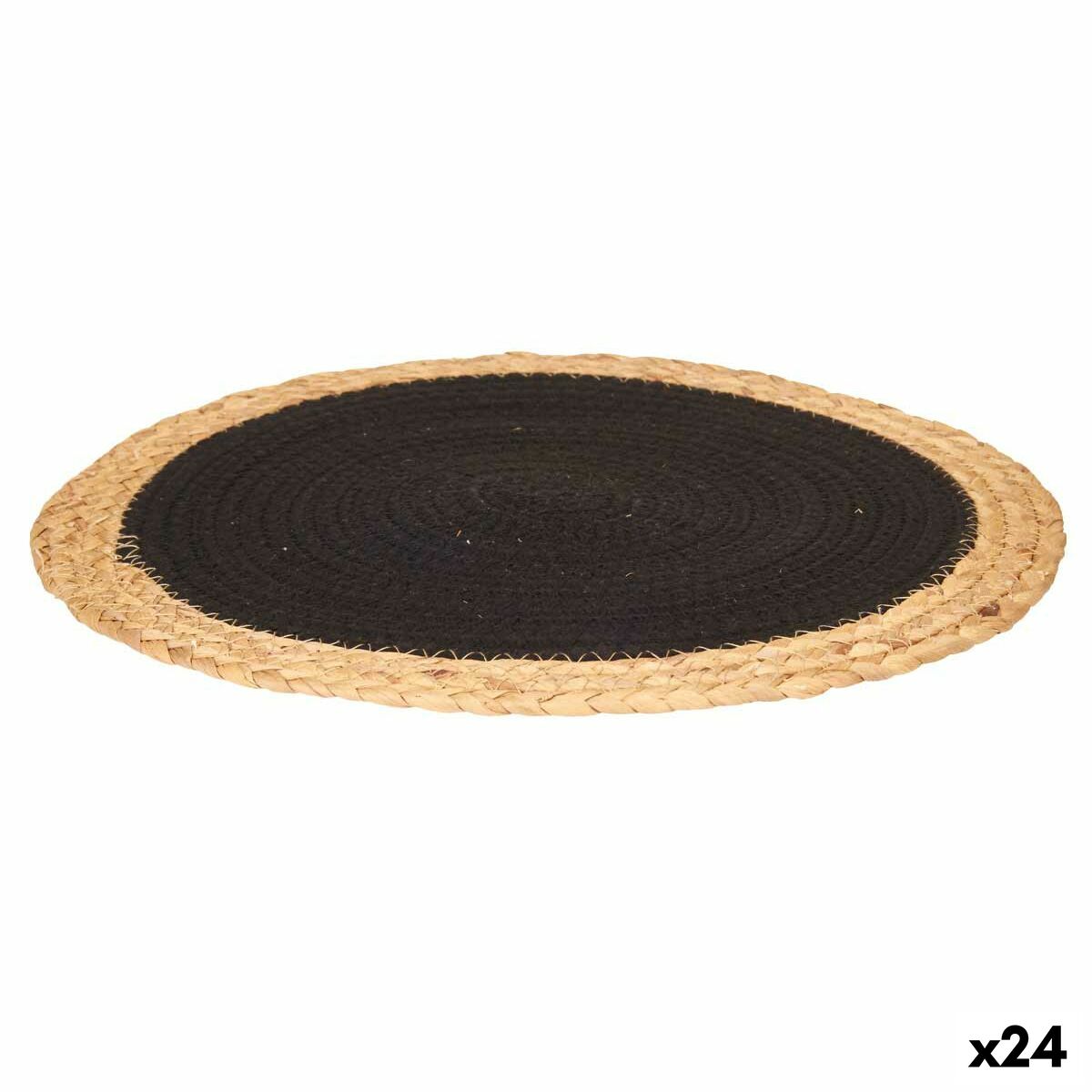 Table Mat Black Cotton Marine algae (24 Units)