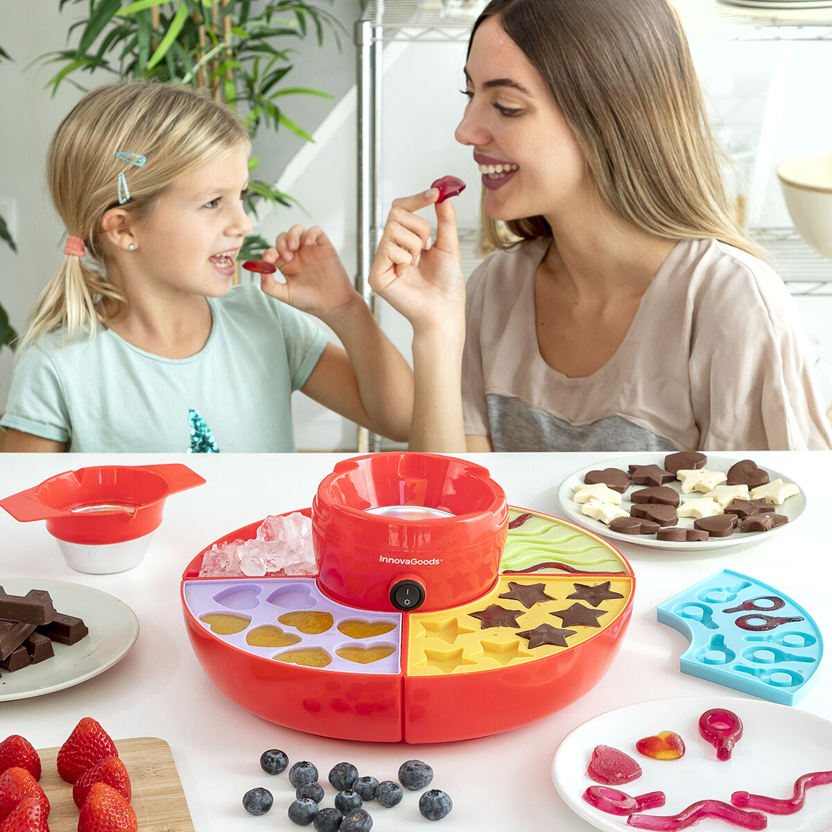 2-in 1-Jelly Bean and Chocolate Fondue Machine Yupot InnovaGoods